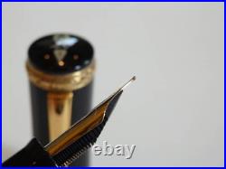 Delta Dolcevita Oversize It Demonstrator Fountain Pen Nib F Solid Gold Rare