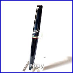 Delta Italiana Collection Rollerball Pen Blue Resin With Box Rare