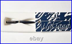 Delta Italiana Collection Rollerball Pen Blue Resin With Box Rare