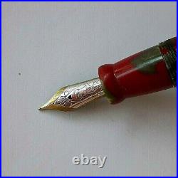 Delta Pompei 1996 DC Limited Edition Fountain Pen 18k M Nib Ink Bottle Very Rare