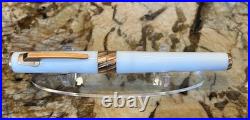 Delta Tork Momo-design Rollerball. White Resin & Rose Gold Trim New In Box! RARE