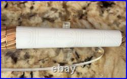 Delta Tork Momo-design Rollerball. White Resin & Rose Gold Trim New In Box! RARE Delta Tork Momo-design Rollerball. White Resin & Rose Gold Trim New In Box! RARE