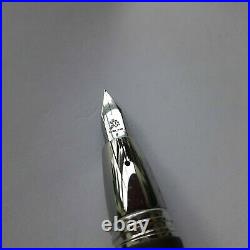Delta Trend Collection Y2K Brown Fountain Pen Fine Nib Rare Free 6 Cartridge