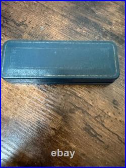 Diamond point 14k nib fountain pen and pencil set rare yellow color with box