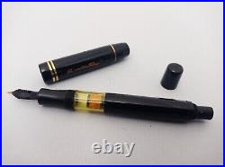 Dignitar King Pen 450 Fountain Pen 14k EF Flexy Nib in Pouche Very RARE VTG 30s