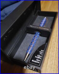 Disney World Land Executive Collection Ballpoint Pen Box Blue Etched RARE