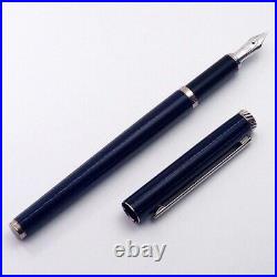 Dunhill New Gemline Fountain Pen 18K Nib Blue from Japan Rare