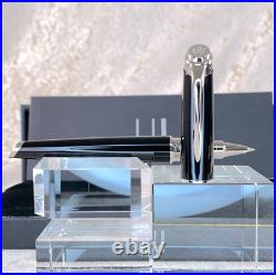 Dunhill Rollerball Pen Rare AD Fighter Black Resin Palladium Finish withBox&Papers