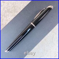 Dunhill Rollerball Pen Rare AD Fighter Black Resin Palladium Finish withBox&Papers