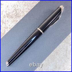Dunhill Rollerball Pen Rare AD Fighter Black Resin Palladium Finish withBox&Papers