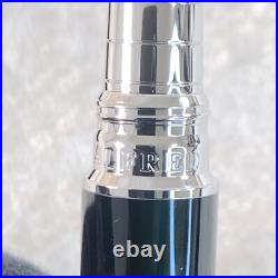 Dunhill Rollerball Pen Rare AD Fighter Black Resin Palladium Finish withBox&Papers