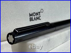 EXC+++++ Montblanc No. 1124 Rare Black Rhodonite + 14K EF Nib + Slimline JAPAN