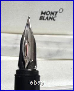 EXC+++++ Montblanc No. 1124 Rare Black Rhodonite + 14K EF Nib + Slimline JAPAN