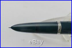 Early Blue Parker 51 SPECIAL Fountain Pen Medium Nib Rare Black Jewel 38S