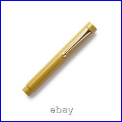 Eboya Tan-Pen 14K Ebonite Fountain Pen Yellow F Nib Japan NEW Rare Eboya Tan-Pen 14K Ebonite Fountain Pen Yellow F Nib Japan NEW Rare