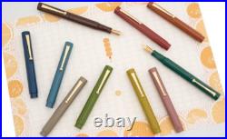 Eboya Tan-Pen 14K Ebonite Fountain Pen Yellow F Nib Japan NEW Rare Eboya Tan-Pen 14K Ebonite Fountain Pen Yellow F Nib Japan NEW Rare