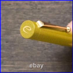 Eboya Tan-Pen 14K Ebonite Fountain Pen Yellow F Nib Japan NEW Rare Eboya Tan-Pen 14K Ebonite Fountain Pen Yellow F Nib Japan NEW Rare