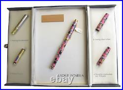 Elysee Limited Edition Fountain Pen Lacquer Intarsia 18K X Fine Pt New In Box