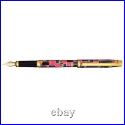 Elysee Limited Edition Fountain Pen Lacquer Intarsia 18K X Fine Pt New In Box