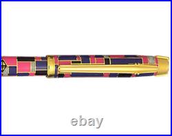 Elysee Limited Edition Fountain Pen Lacquer Intarsia 18K X Fine Pt New In Box
