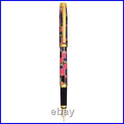 Elysee Limited Edition Fountain Pen Lacquer Intarsia 18K X Fine Pt New In Box