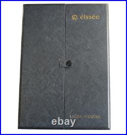 Elysee Limited Edition Fountain Pen Lacquer Intarsia 18K X Fine Pt New In Box