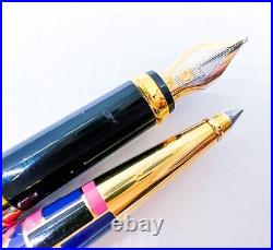 Elysee Vernissage Limited No. 1 18K Gold m Nib Fountain Pen Ballpoint Pen Box