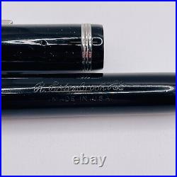 Esterbrook Visumaster Fountain Pen Black 9556 Diamond Nib Clean RARE