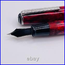 Esterbrook Visumaster Fountain Pen Red 9461 Diamond Cut Nib Rare