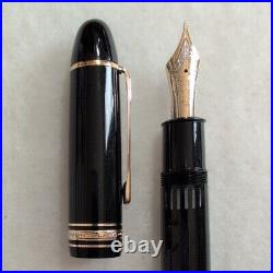 Excellent Very Rare Montblanc Meisterstuck 149 14C585 Fountain Pen F Nib 1960s