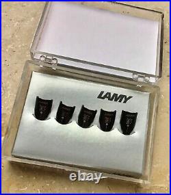 FREE SHIPPING! 5 x LAMY Al-Star / Safari / Studio rare CURSIVE nib