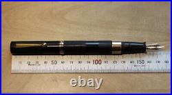 Fountain Pen Ohashido Vintage Handmade Ebonite Nib 14K C With Box K18 Rare