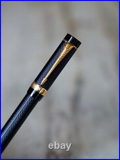 Fountain Pen Parker Duofold Greenwich Solid 18K Gold Nib Rare Version