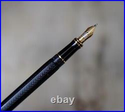 Fountain Pen Parker Duofold Greenwich Solid 18K Gold Nib Rare Version
