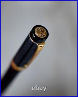 Fountain Pen Parker Duofold Greenwich Solid 18K Gold Nib Rare Version