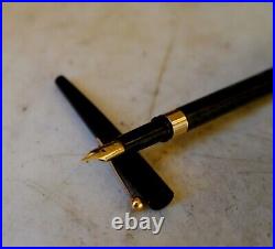 Fountain Pen Waterman 22 Clip Cap Ebonite Gold Nib 18 Carats Rare Vintage