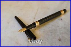 Fountain Pen Waterman 22 Clip Cap Ebonite Gold Nib 18 Carats Rare Vintage