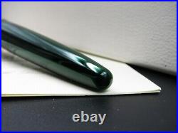Fountain Pen Waterman Edson Green With Solid Gold Nib 18kt EF Rare Nos in Box