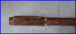 Fountain Pen Waterman Man 100 Bruyere Solid Gold Nib 18 Carats Rare Version