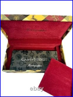 Game of Thrones Montegrappa House Stark Ballpoint Pen Winter is Coming RARE WHT Game of Thrones Montegrappa House Stark Ballpoint Pen Winter is Coming RARE WHT