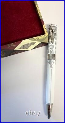 Game of Thrones Montegrappa House Stark Ballpoint Pen Winter is Coming RARE WHT Game of Thrones Montegrappa House Stark Ballpoint Pen Winter is Coming RARE WHT