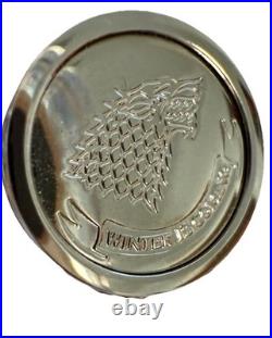 Game of Thrones Montegrappa House Stark Ballpoint Pen Winter is Coming RARE WHT Game of Thrones Montegrappa House Stark Ballpoint Pen Winter is Coming RARE WHT