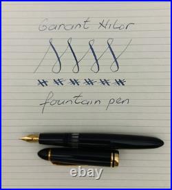 Garant Nilor Black Piston Fountain Pen Gp Ef Flex Nib Vintage Uninked Nos Rare Garant Nilor Black Piston Fountain Pen Gp Ef Flex Nib Vintage Uninked Nos Rare