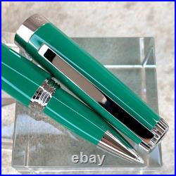 Genuine Rolex Ballpoint Pen Rare Green Lacquer Finish Cap Type with Case Genuine Rolex Ballpoint Pen Rare Green Lacquer Finish Cap Type with Case