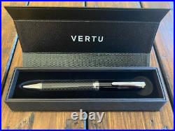 Genuine Vertu Carbon Fiber Pen Brand New in BOX Super RARE, Collector item