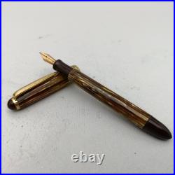 Greif-Gold 112 Tortoise Piston Fountain Pen 14K B Nib Very Rare Collectible VTG Greif-Gold 112 Tortoise Piston Fountain Pen 14K B Nib Very Rare Collectible VTG