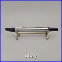 HALLO Metal Retractable Fountain Pen 14K EF Nib ITALY Vintage 60-70s Very Rare