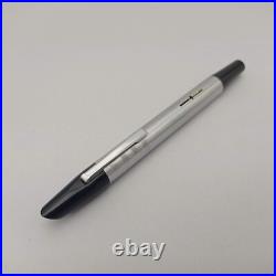 HALLO Metal Retractable Fountain Pen 14K EF Nib ITALY Vintage 60-70s Very Rare