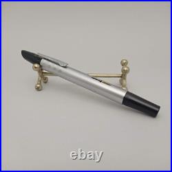 HALLO Metal Retractable Fountain Pen 14K EF Nib ITALY Vintage 60-70s Very Rare
