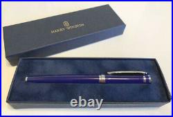HARRY WINSTON Novelty Cap type Ballpoint Pen(Purple/Silver) withBox Super Rare F/S